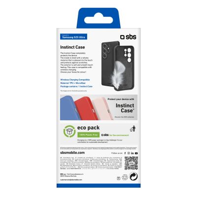 3. SBS Instinct Case for Samsung Galaxy S25 Ultra - Black