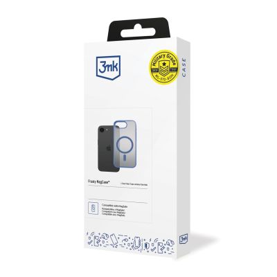7. 3mk Frosty MagCase for Apple iPhone 16E - Blue