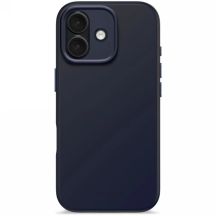 Decoded AntiMicrobial Silicone Backcover MagSafe case for iPhone 17 - navy blue