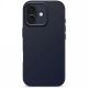 Decoded AntiMicrobial Silicone Backcover MagSafe case for iPhone 17 - navy blue