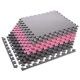 6. Multipack One Fitness MP10 puzzle mat pink and gray 9 pieces 10 mm