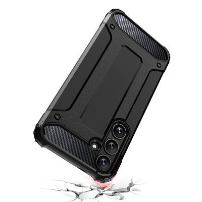8. Hybrid Armor case for Samsung Galaxy S24+ armored - black