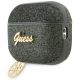 3. Guess GUAP2GLGSHA AirPods Pro 2 cover green/kaki Glitter Flake 4G Charm