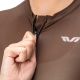 4. Rockbros 15110007005 TVI Women's Short Sleeve Cycling Jersey L - Brown