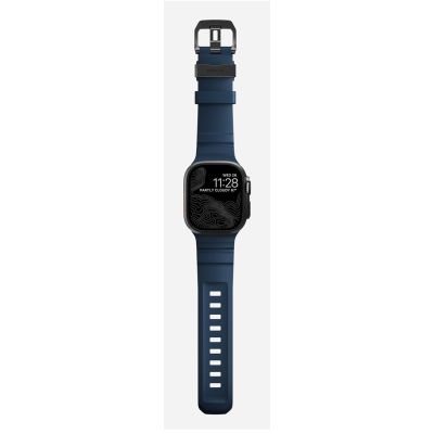 5. Nomad Rocky Point Band Black Leather, Titanium
