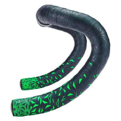 3. SUPACAZ SUPER STICKY FADEW Wrap Black and Green