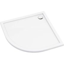Semi-circular acrylic shower tray 80 cm