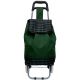 3. SHOPPING TROLLEY BAG ON WHEELS WITH FRAME 31L GREEN