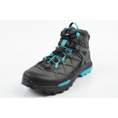 3. AKU Rocket Mid DFS GTX Women's Hiking Shoes - Black/Turquoise