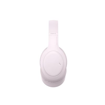 3. Havit H633BT Wireless On-Ear Headphones (Pink)