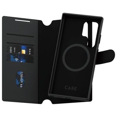 2. CARE by PanzerGlass Feature Tango 2in1 Wallet Case for Samsung Galaxy S24 Ultra - Black