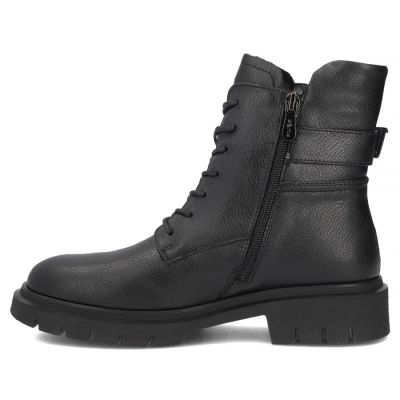 3. Women's leather ankle boots, black Filippo DBT8018