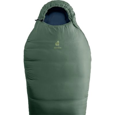 5. Deuter Orbit SL 0C/32F Adult Mummy Sleeping Bag Fabric, Polyethylene Sulfone (PES), Ripstop Green
