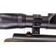 2. Marksman Beaver 2096 wood air rifle + scope cal. 4.5 mm Ekp