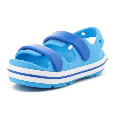 3. CROCS CROCBAND CRUISER SANDAL T KIDS VENETIAN/BLUE BOLT 209424-4MO