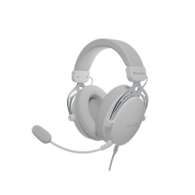 Genesis Toron 531 on-ear headphones with microphone, white