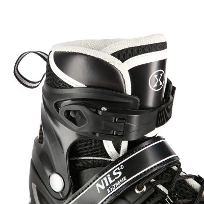 6. Nils Extreme NH10905 4in1 inline skates with replaceable hockey blade, black LED, size M (35-38)
