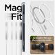 9. Spigen Ultra Hybrid Mag Case with MagSafe for iPhone 14 Plus - Clear Gray
