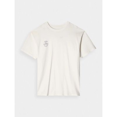 6. Smooth unisex oversize T-shirt 4F 4FRAW24TTSHU2672-12S