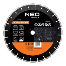 350 x 25.4 mm segmented laser-welded diamond blade