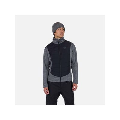 7. Rossignol Classique Hybrid Clim Fz sweatshirt, gray