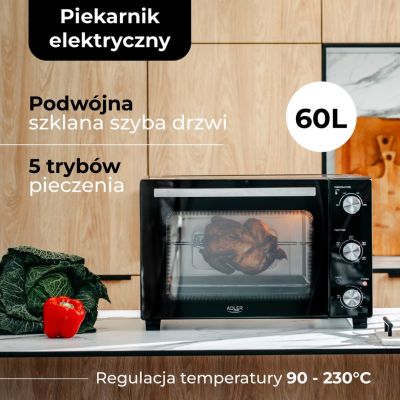 3. ADLER AD 6028 electric oven