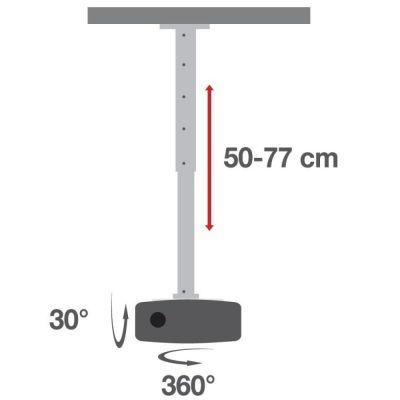 4. Techly ICA-PM 104MW Projector Mount Ceiling White