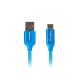 2. Lanberg Premium QC 3.0 Cable CA-USBO-22CU-0010-BL (USB 2.0 Type AM - USB Type CM; 1m; Blue)