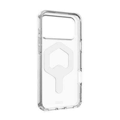 Urban Armor Gear Plyo Cell Phone Case 17.5 cm (6.9") Silver, Transparent