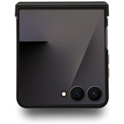 3. Karl Lagerfeld Saffiano Karl&Choupette Pin Case for Samsung Galaxy Z Flip 7 - Black