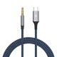 2. Wozinsky WAK-CJ USB-C to 3.5mm mini jack DAC adapter cable 1m - gray