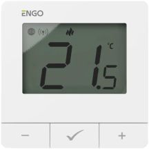 ENGO Controls E25-230W temperature controller, 230V, white, Internet, surface-mounted ZigBee/868MHz