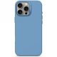 Decoded AntiMicrobial Silicone Backcover Case with MagSafe for iPhone 16 Pro Max - Blue