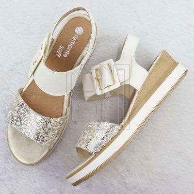 3. Remonte W D6453-61 RKR646B wedge sandals