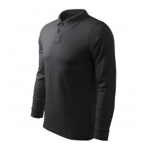 Malfini Single J. LS M MLI-21194 ebony gray polo shirt