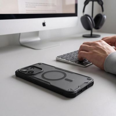 5. Tech-Protect Rugged Shield MagSafe Case for Xiaomi Redmi Note 17 Pro Max 5G – Matte Black