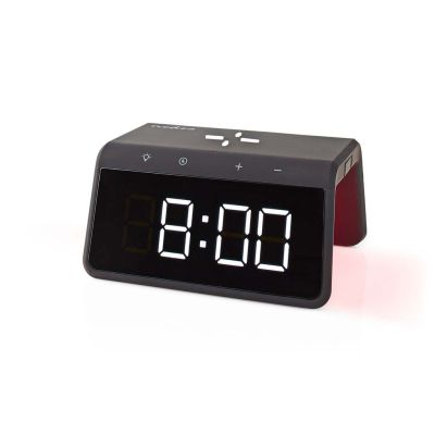 12. Nedis WCACQ30BK Alarm Clock Digital Alarm Clock Black
