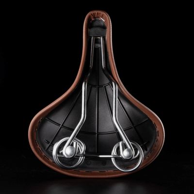 5. Rockbros 6800S retro comfort bicycle saddle - brown