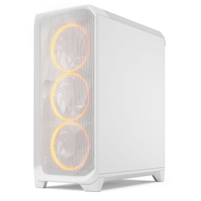 5. Fractal Meshify 3 White RGB TG Midi Tower Gaming case