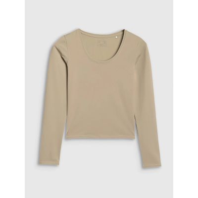 6. Longsleeve slim smooth women's 4F 4FRSS25TLONF511-83S