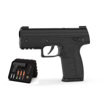 BYRNA SD BLACK rubber and pepper bullet gun k.68 CO2 8g set