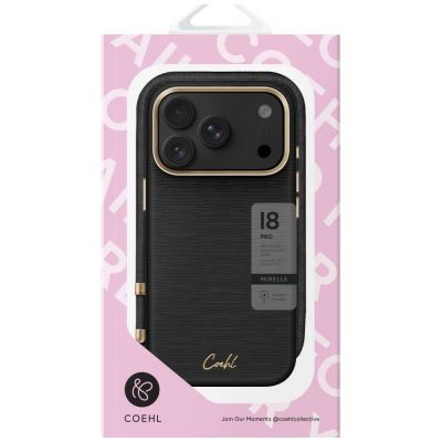 5. Uniq Coehl Mirelle Magnetic Charging Case for iPhone 18 Pro / 17 Pro - Black