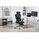 100. Activejet ergonomic office chair YK848, black
