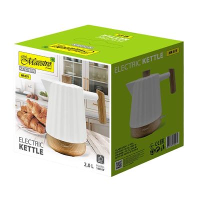 2. Ceramic electric kettle MAESTRO MR-075