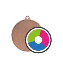Metal Medal with Color Print LuxorJet