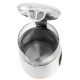 6. Adler AD 1305WG electric kettle 1.7 l 2200 W Transparent, Gold, White