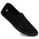 7. Men's black openwork slip-on sneakers NEWS