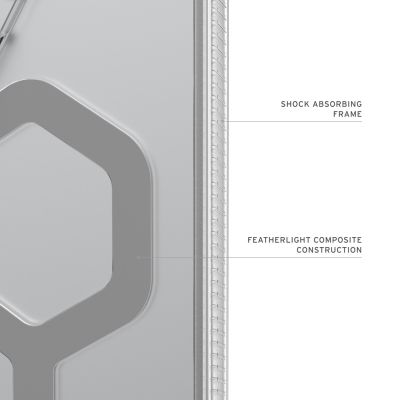 7. Urban Armor Gear Plyo Cell Phone Case 17.5 cm (6.9") Silver