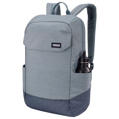 12. Thule Lithos TLBP216 Pond Gray Backpack Gray Polyester