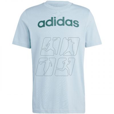 adidas Essentials Single Jersey Linear Embroidered Logo Tee M IJ8651